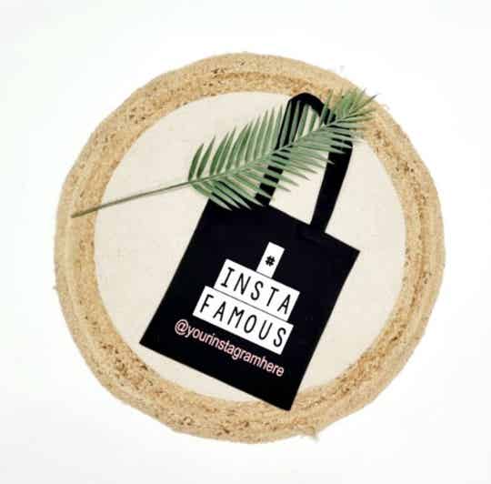 Totebag Insta Famous met eigen account naam