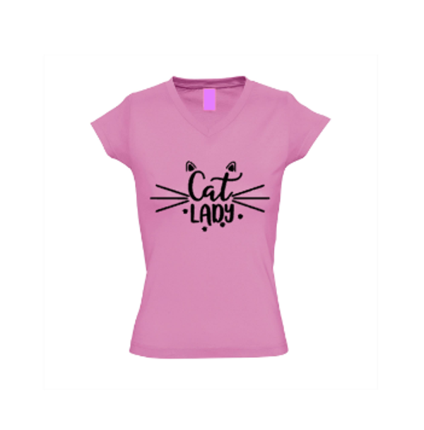 Dames shirt Cat lady