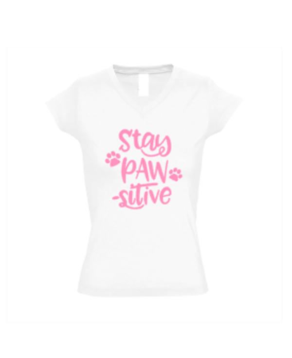 Dames shirt Stay Pawsitive