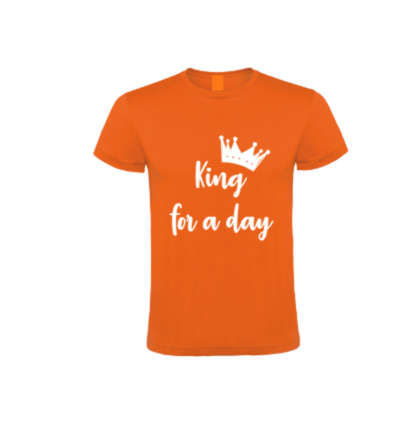 Koningsdag shirt King for a day