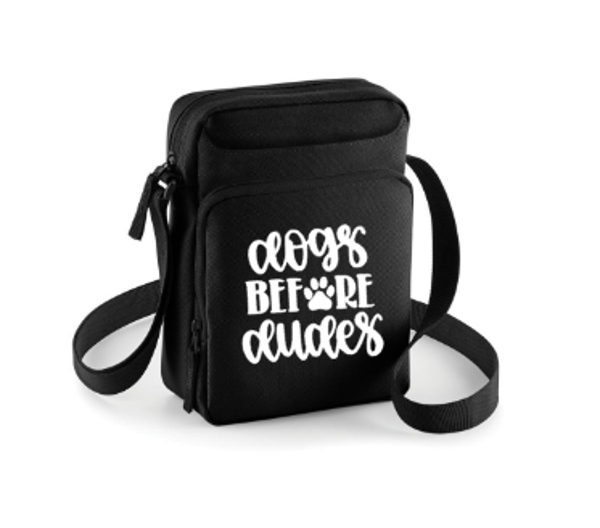 Schoudertas DOGS BEFORE DUDES