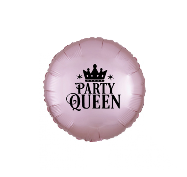 Verjaardag ballon Party Queen " zelf opblazen "