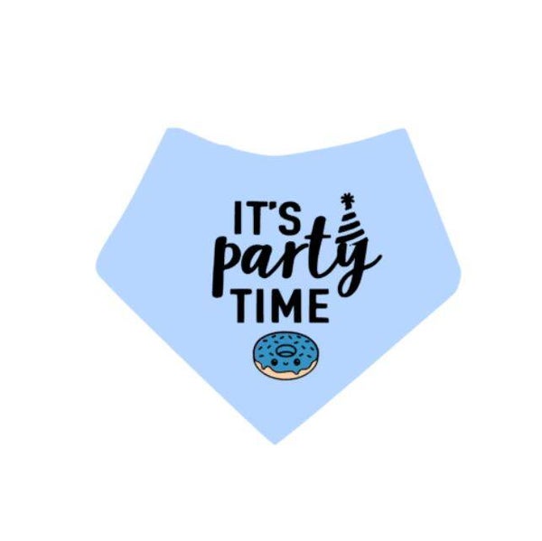 IT'S PARTY TIME GOTCHA DAY BANDANA