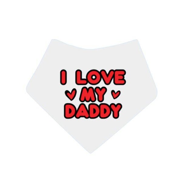 Vaderdag bandana I love you daddy
