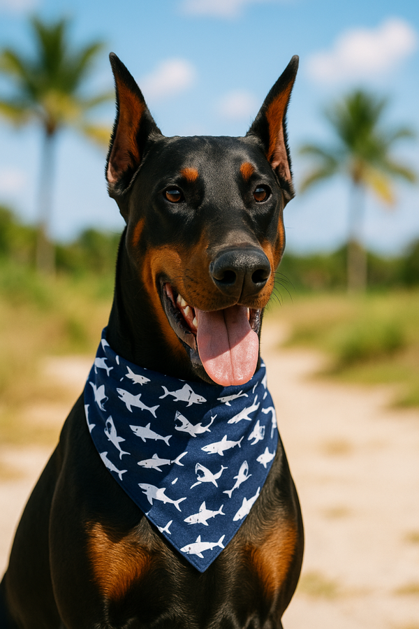 Honden bandana Shark Attack