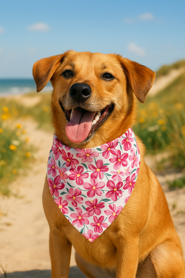 Honden bandana Summer Flowers
