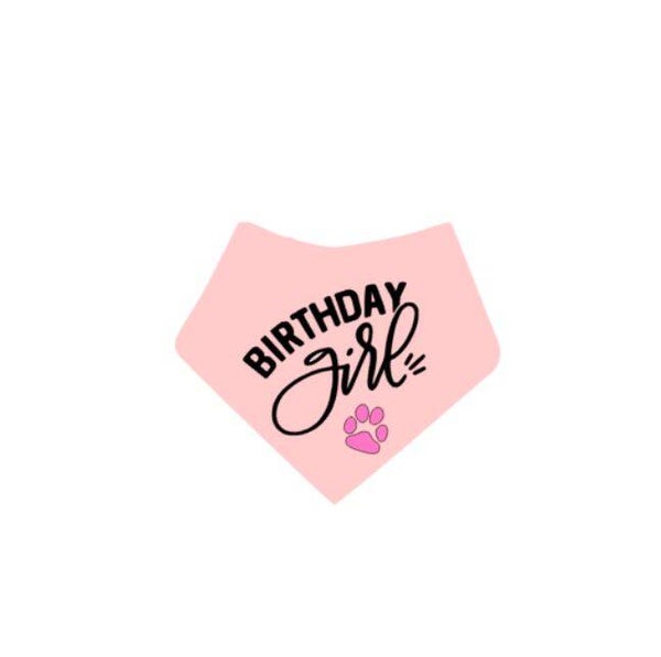 Honden verjaardag bandana BIRTHDAY GIRL