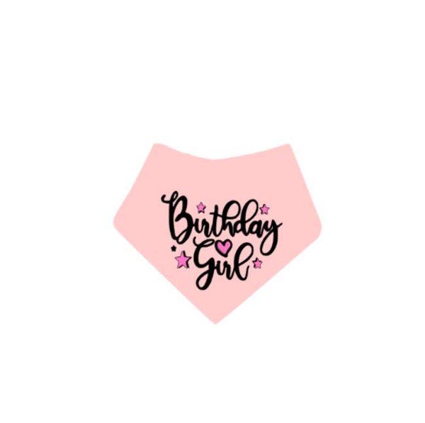 Honden verjaardag bandana BIRTHDAY GIRL