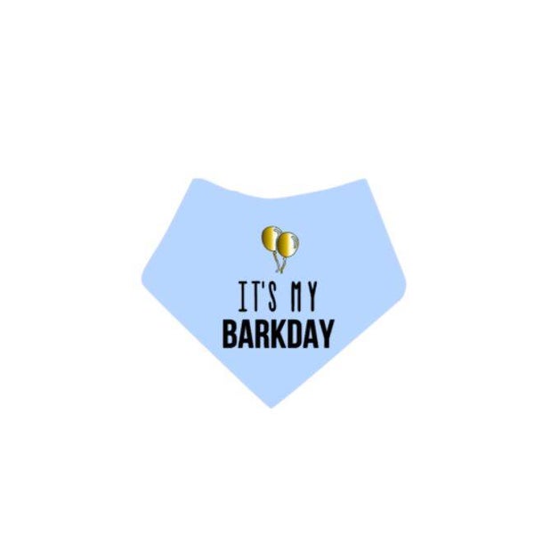 Honden verjaardag bandana IT'S MY BARKDAY