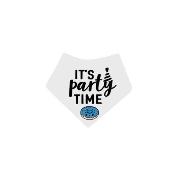 Honden verjaardag bandana IT'S PARTY TIME