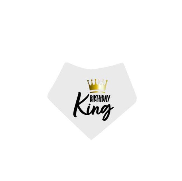 Honden verjaardag bandana BIRTHDAY KING
