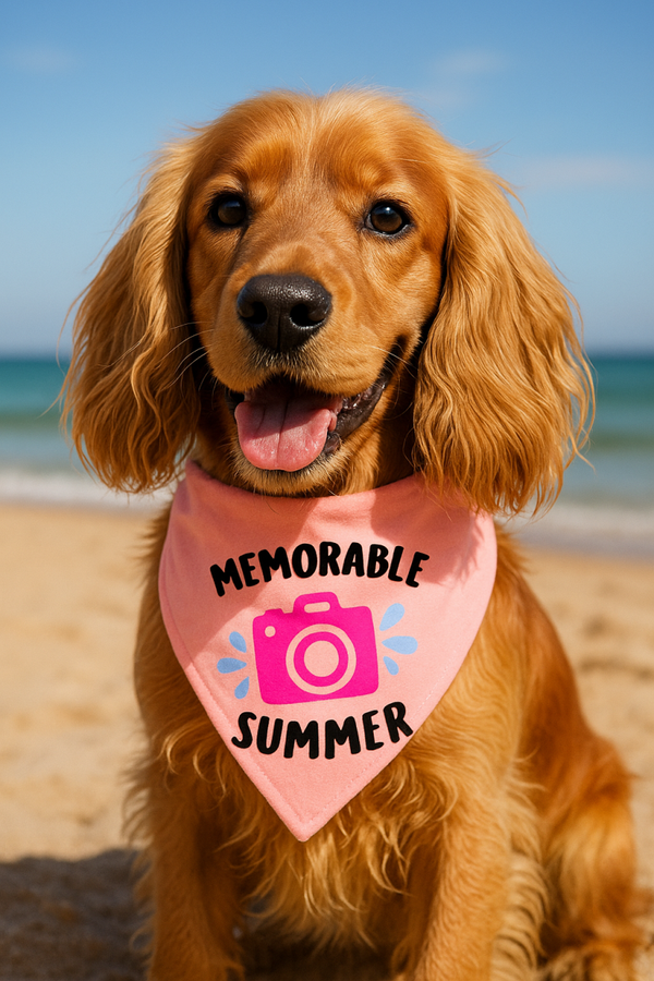 Zomer honden bandana Memorable Summer