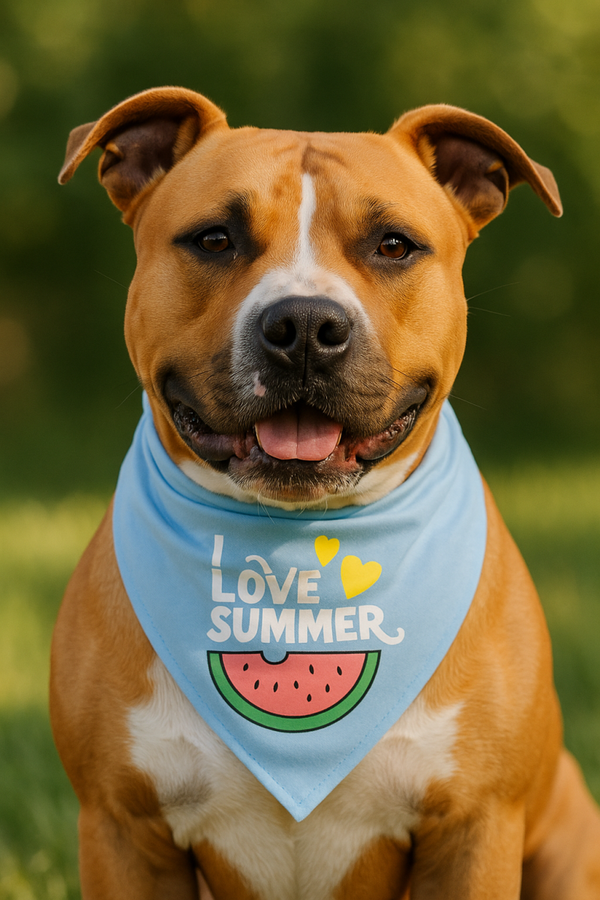 Zomer honden bandana I love summer