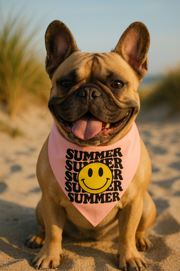 Zomer honden bandana Summer Smiley
