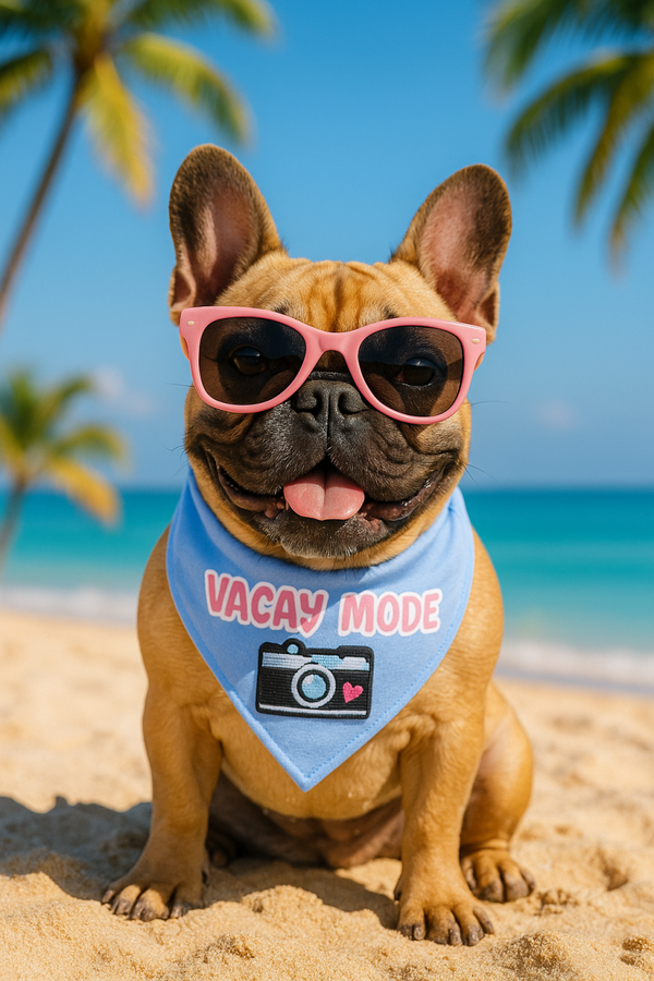 Zomer honden bandana Vacay mode