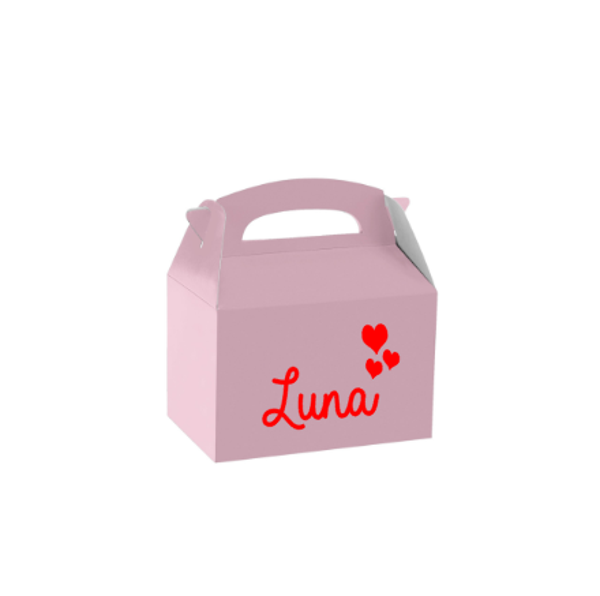 Valentijn cadeau doos met eigen naam