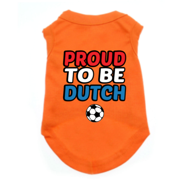 EK 2024 Honden voetbalshirt Proud to be Dutch