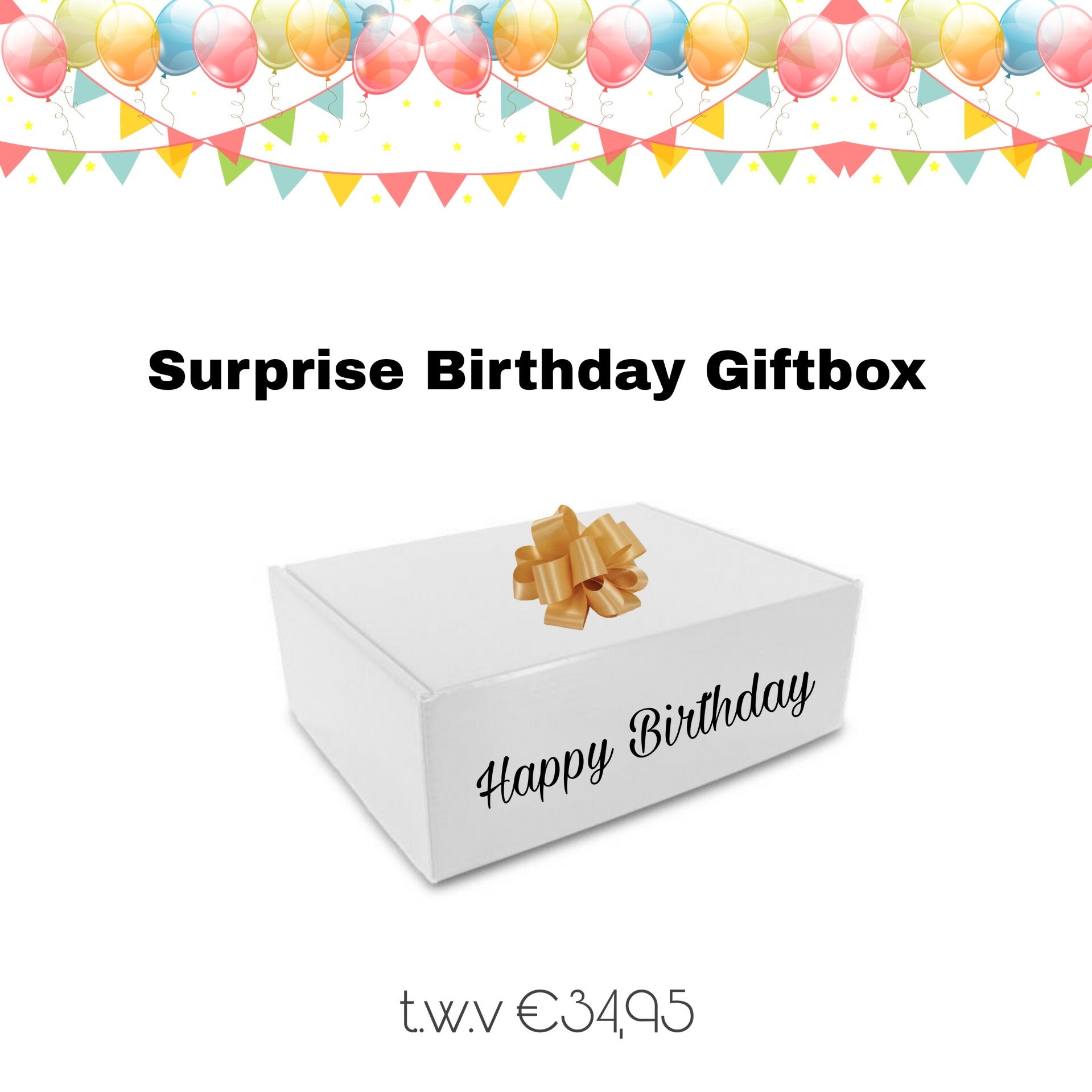 Verjaardag Surprise Gift box