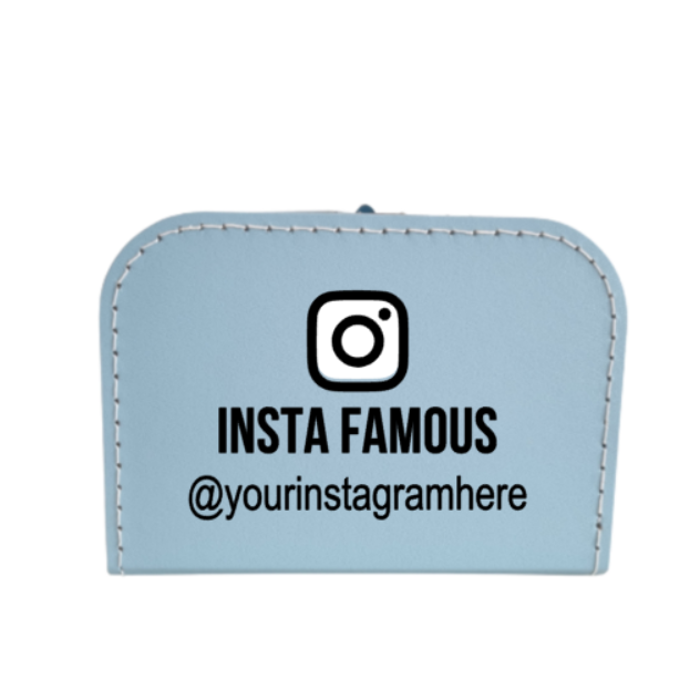 KOFFER INSTA FAMOUS MET INSTA ACCOUNT