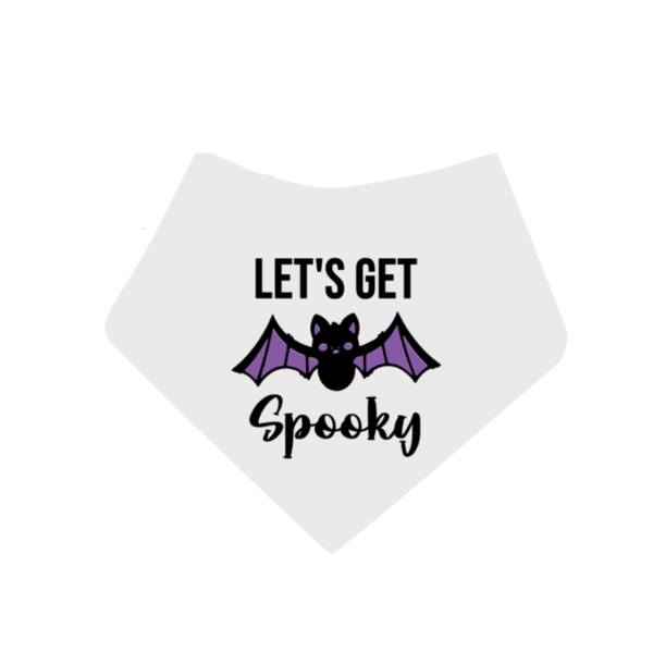 Glitter Halloween honden bandana Lets get Spooky