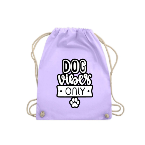 Trekkoord tas Dog vibes only