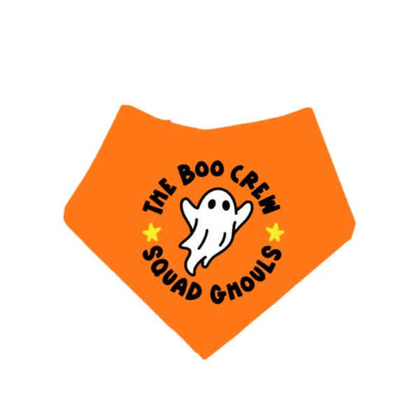 Halloween honden bandana Boo crew