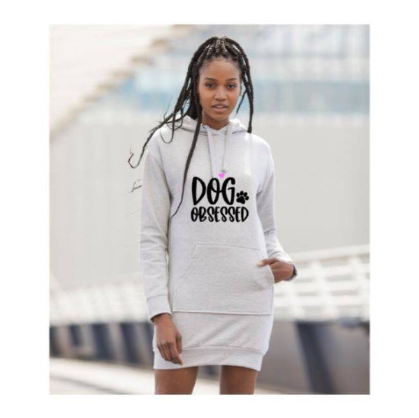 Hoodie Dress Dog Obsessed