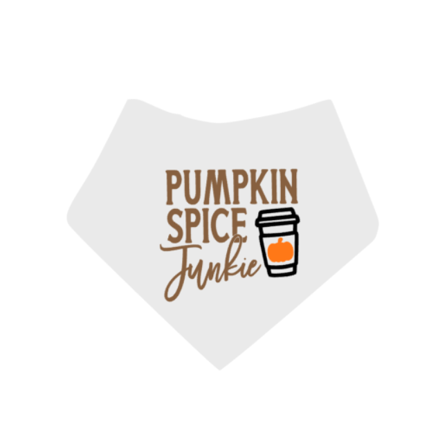 Honden bandana Pumpkin spice junkie