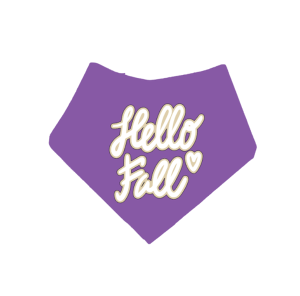 Honden bandana Hello Fall