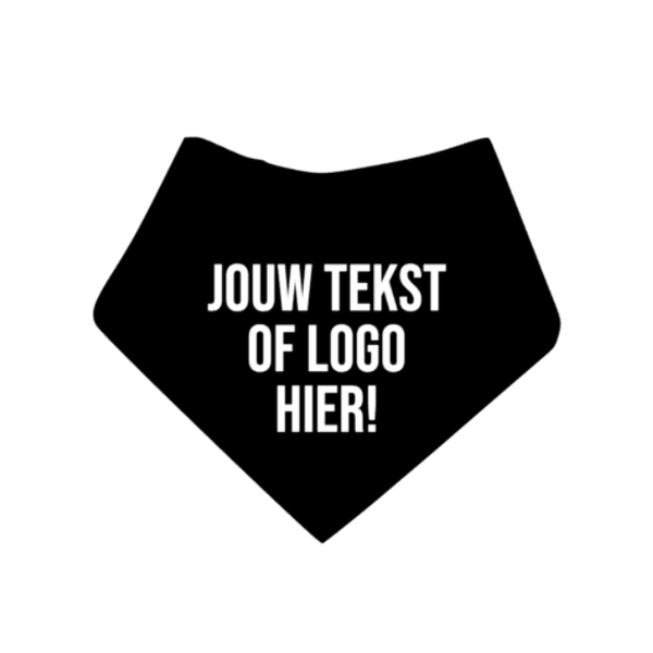 Honden bandana met eigen tekst, logo of ontwerp