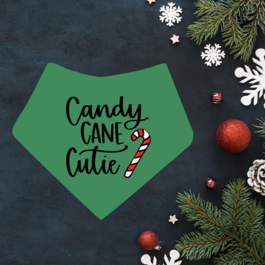 Honden kerst bandana Candy Cane Cutie
