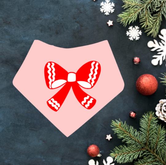 Honden kerst bandana Bowtie