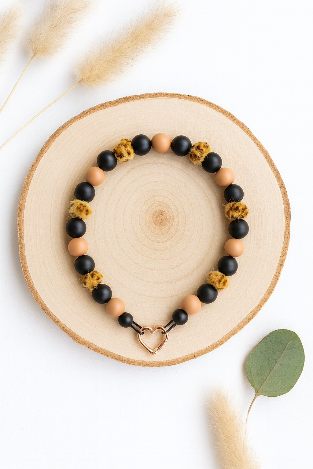 Honden ketting Midnight Leopard