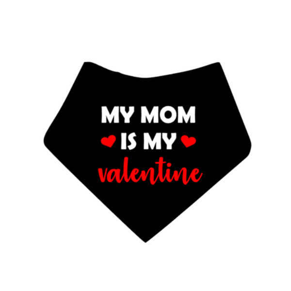 Valentijn honden bandana My mom is my Valentine