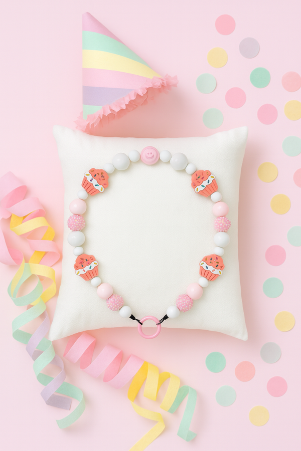 Sugar Frost Cupcake – Honden Verjaardag Ketting 20 mm