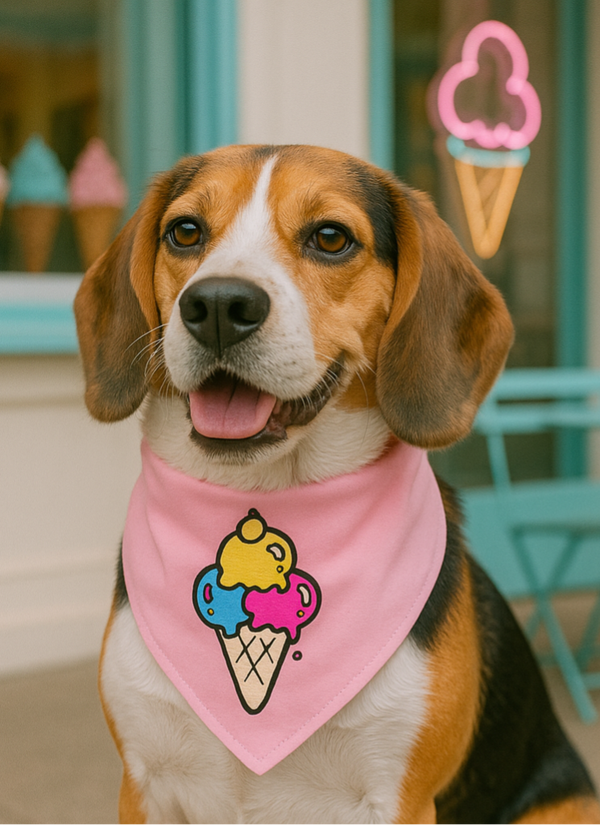 Zomer honden bandana Ice Cream