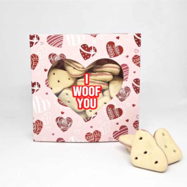 Valentijn hondenkoekjes I Woof You