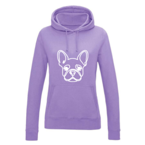 Dames hoodie Frenchie of ander ras