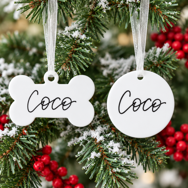 Kerstbal met eigen naam