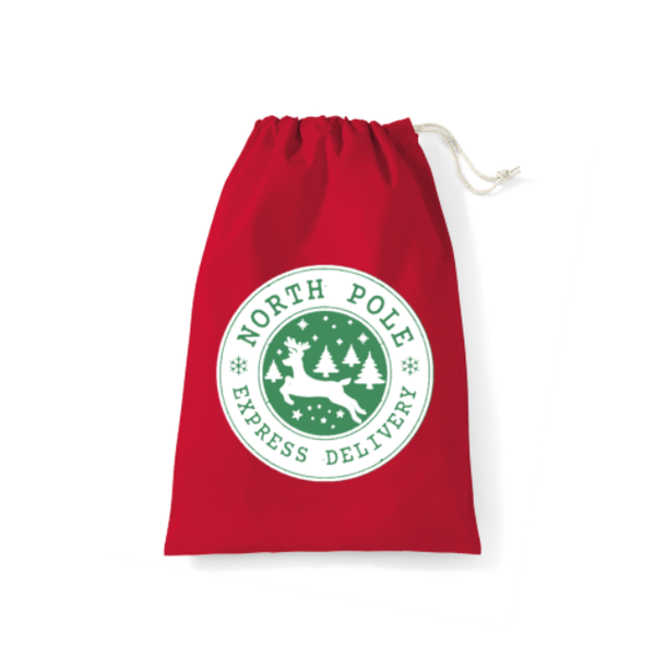 Kerstcadeau zak North Pole Delivery