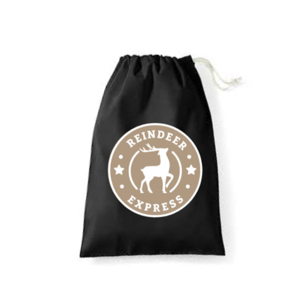 Kerstcadeau zak Reindeer express