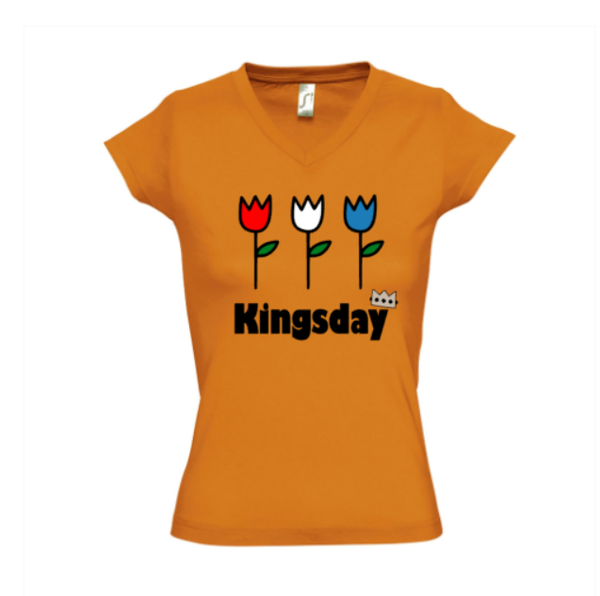 Koningsdag shirt voor dames Kingsday