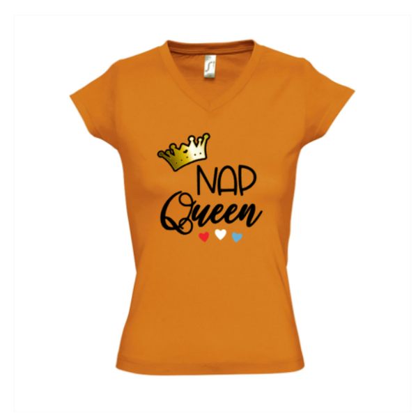 Koningsdag shirt voor dames Nap Queen
