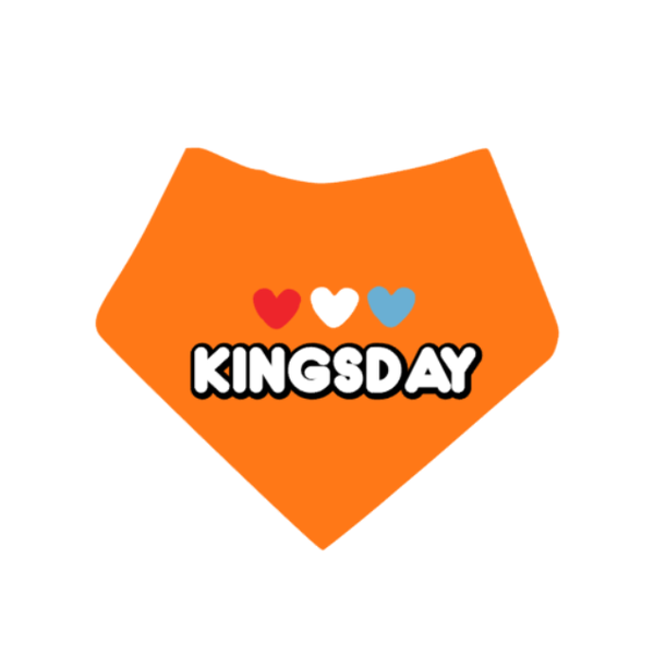Koningsdag bandana voor honden Kingsday