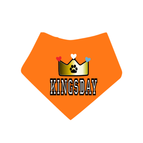 Koningsdag bandana voor honden KINGSDAY