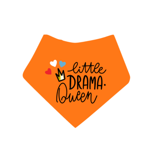 Koningsdag bandana voor honden Little Drama Queen