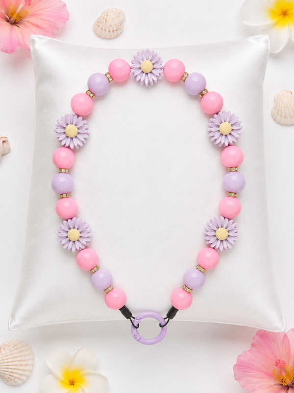 Zomer hondenketting Lilac Daisy