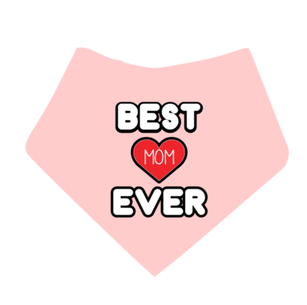Moederdag bandana voor honden Best mom ever