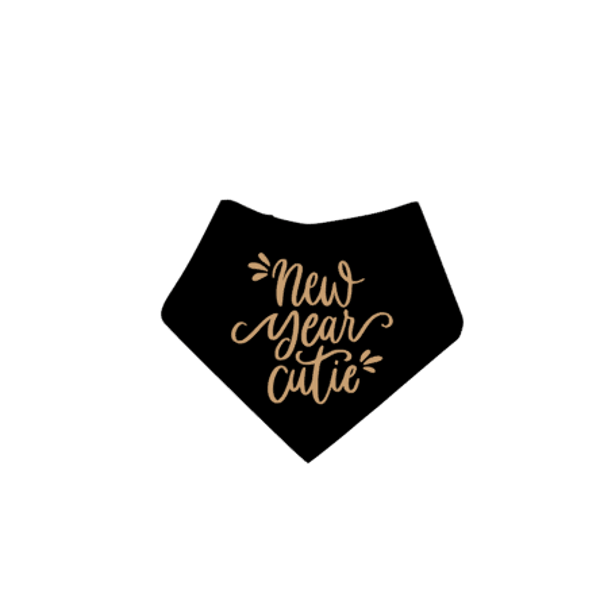 Honden bandana Nieuwjaar, New Year Cutie