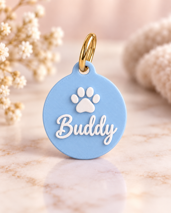 Gepersonaliseerde NFC Tag – Naam & Pootje